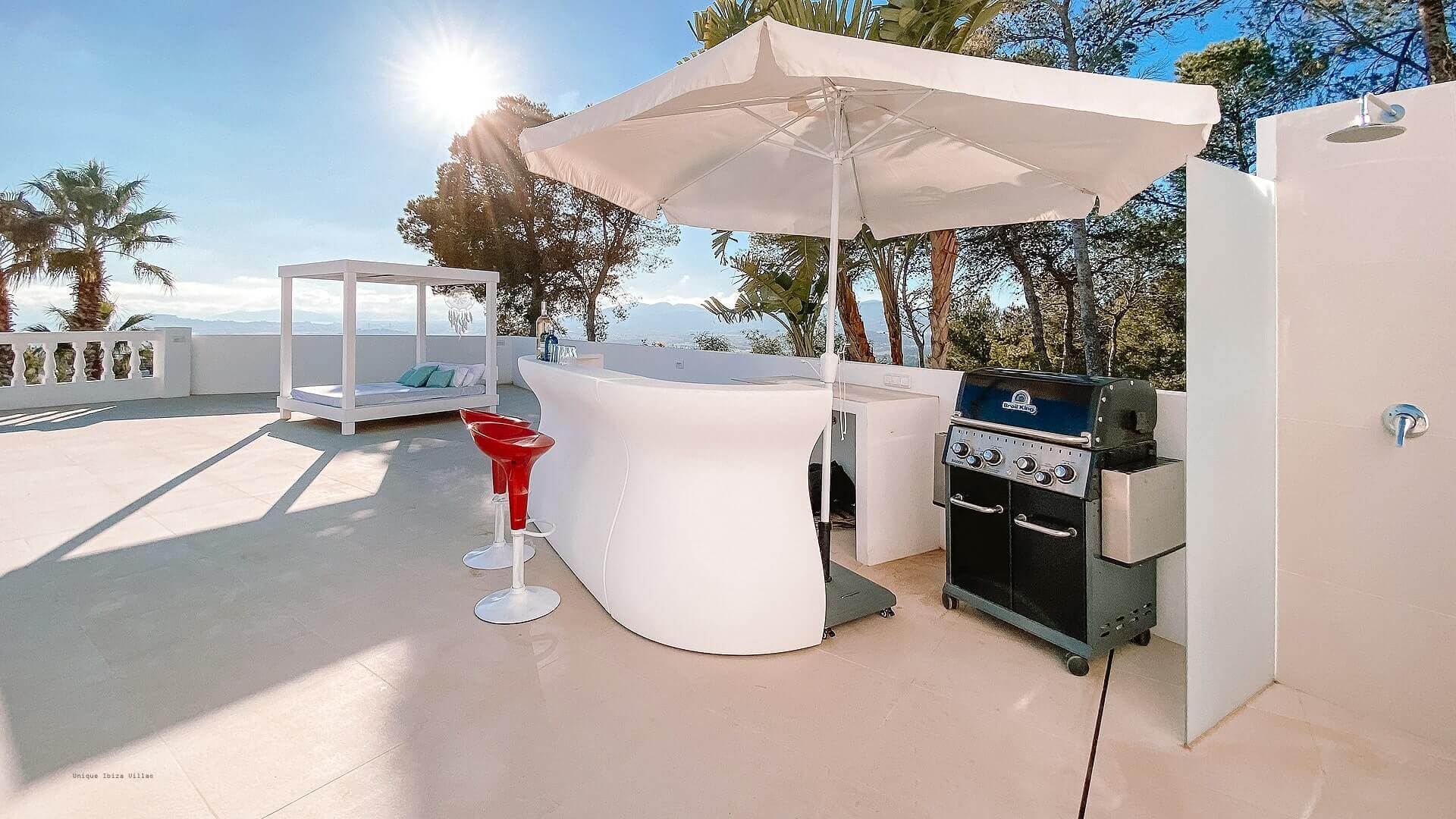 VILLA THE WHITE PEARL - 6 Bedrooms - Near Ibiza Town 