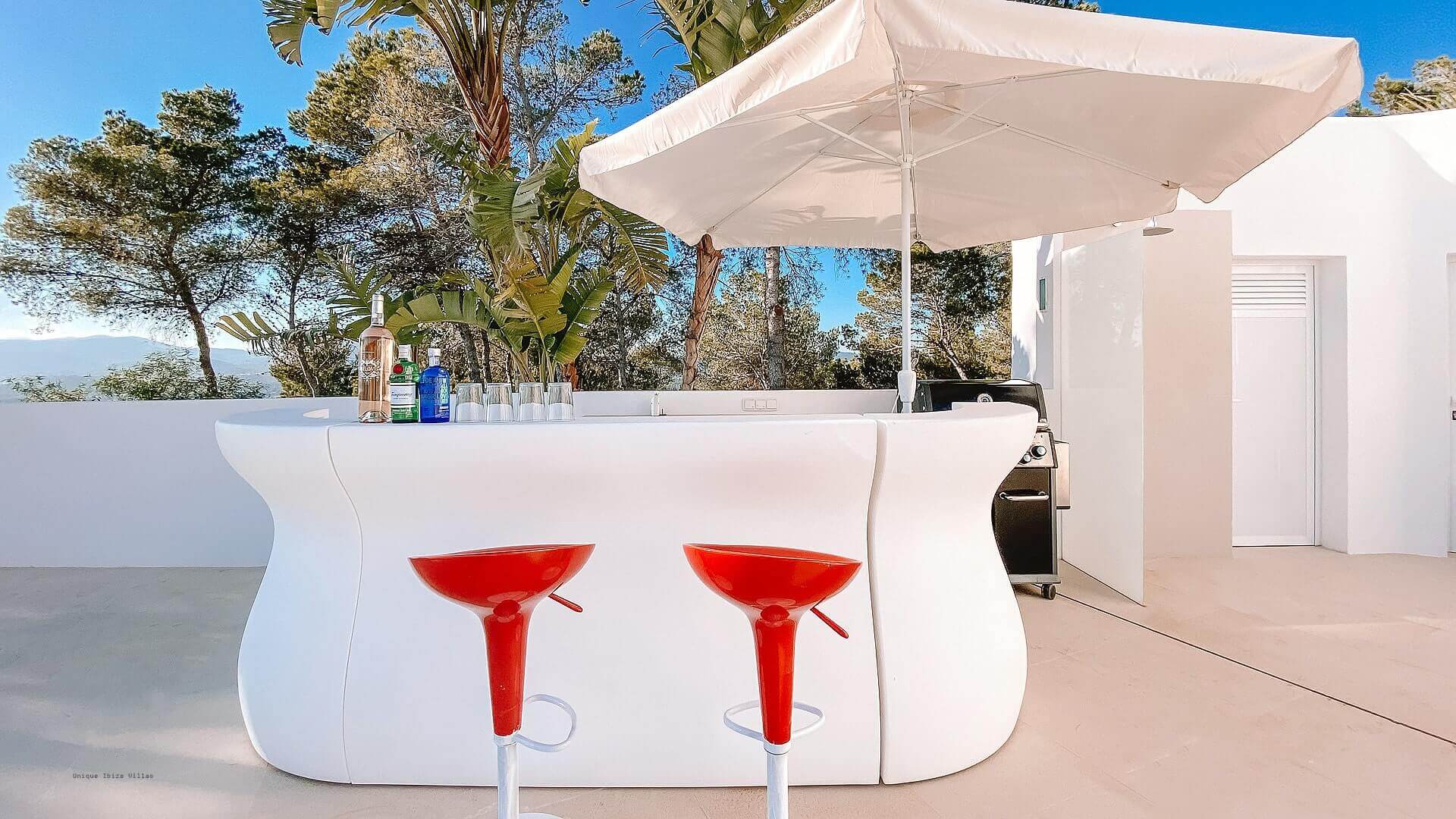 VILLA THE WHITE PEARL - 6 Bedrooms - Near Ibiza Town 