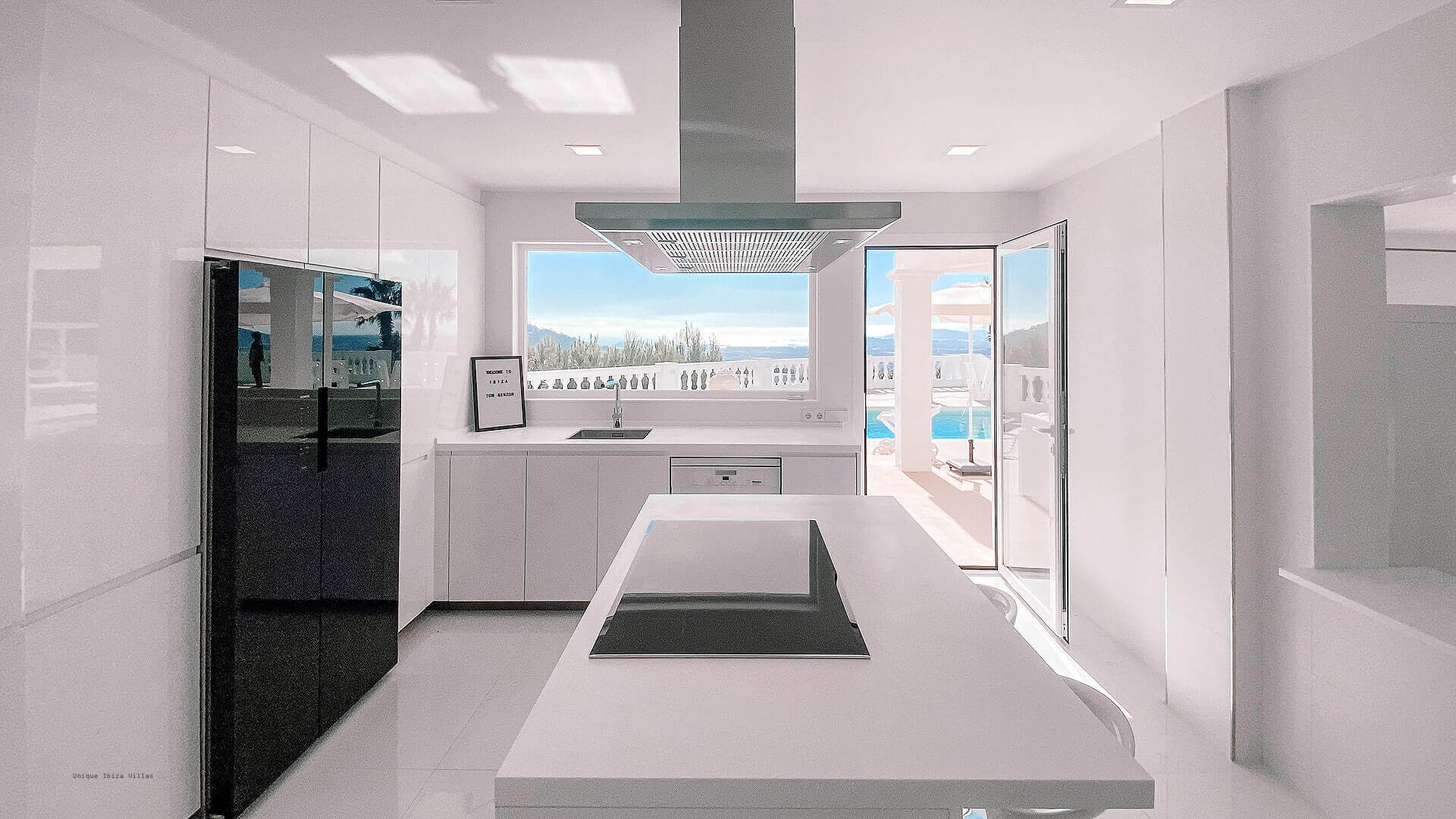 VILLA THE WHITE PEARL - 6 Bedrooms - Near Ibiza Town 