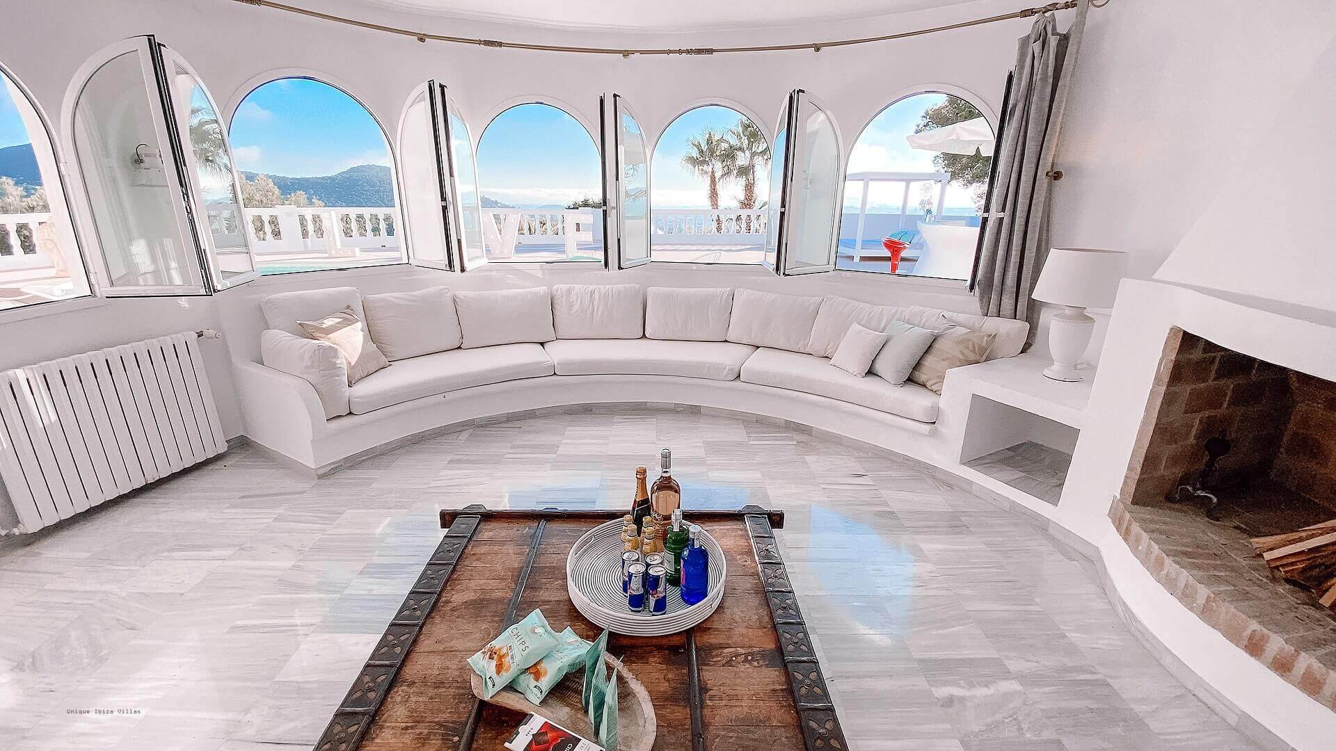 VILLA THE WHITE PEARL - 6 Bedrooms - Near Ibiza Town 