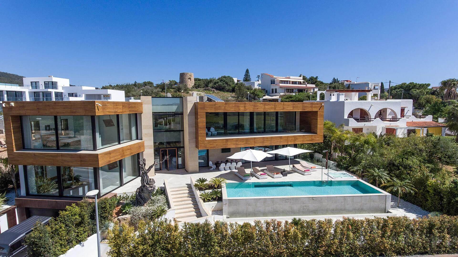 VILLA VALERIA - 6 Bedrooms - Near Cap Martinet, Talamanca Jesus & Ibiza Town