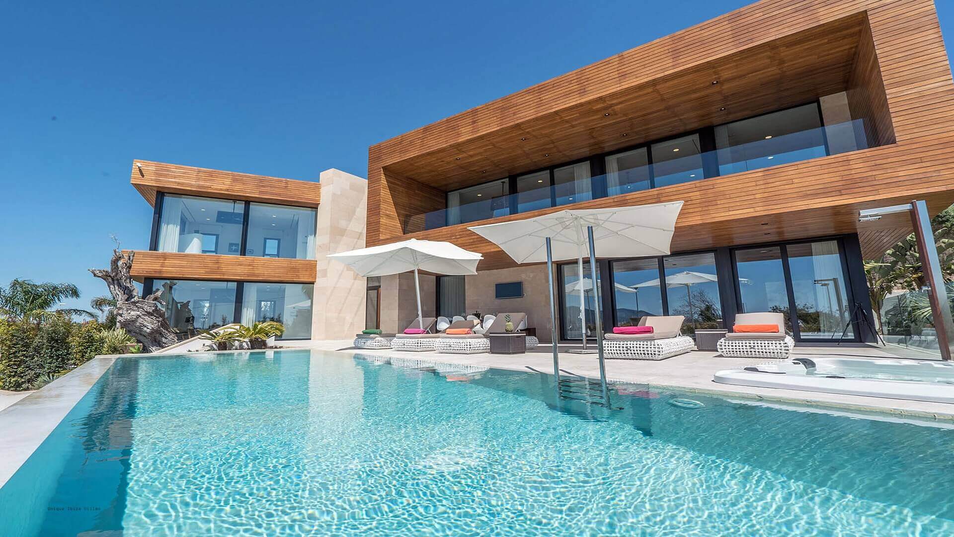 VILLA VALERIA - 6 Bedrooms - Near Cap Martinet, Talamanca Jesus & Ibiza Town