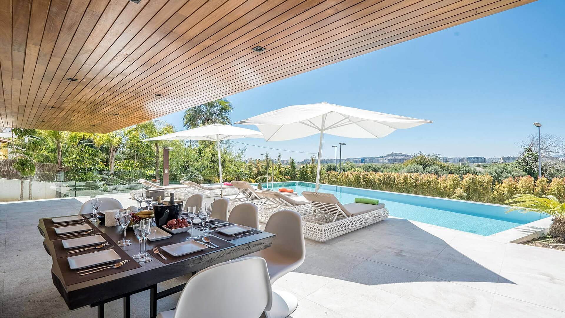 VILLA VALERIA - 6 Bedrooms - Near Cap Martinet, Talamanca Jesus & Ibiza Town