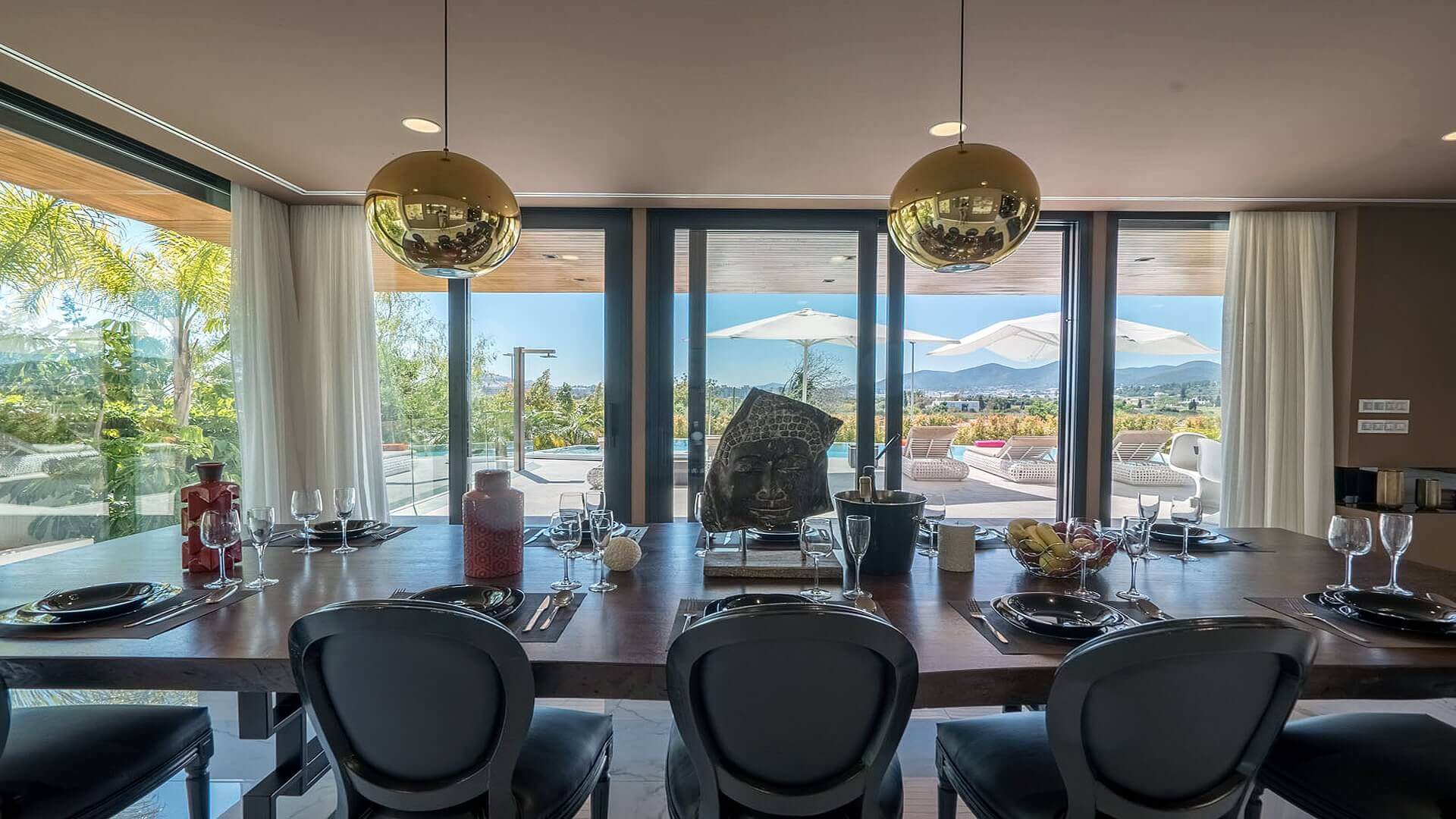 VILLA VALERIA - 6 Bedrooms - Near Cap Martinet, Talamanca Jesus & Ibiza Town