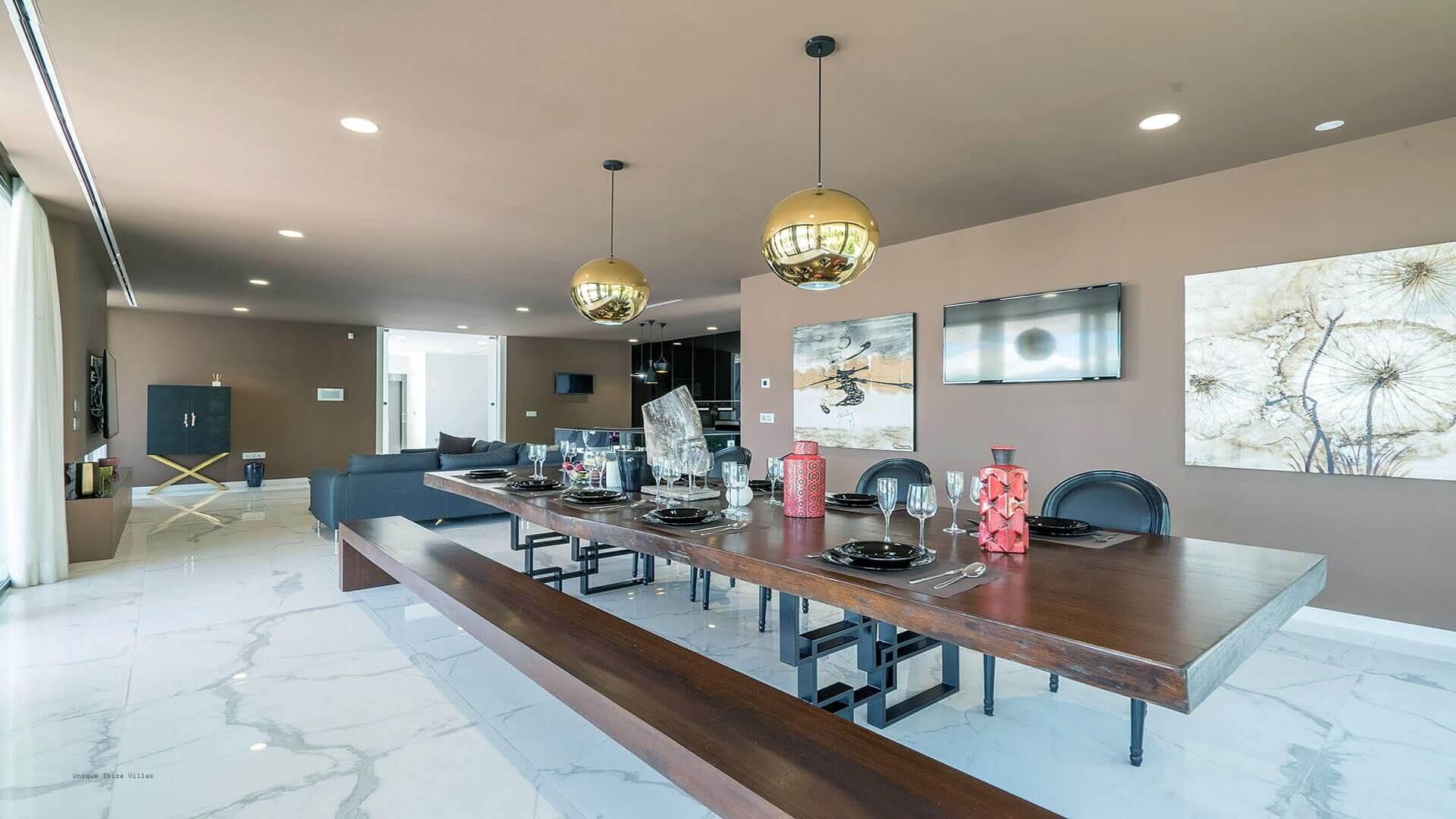 VILLA VALERIA - 6 Bedrooms - Near Cap Martinet, Talamanca Jesus & Ibiza Town