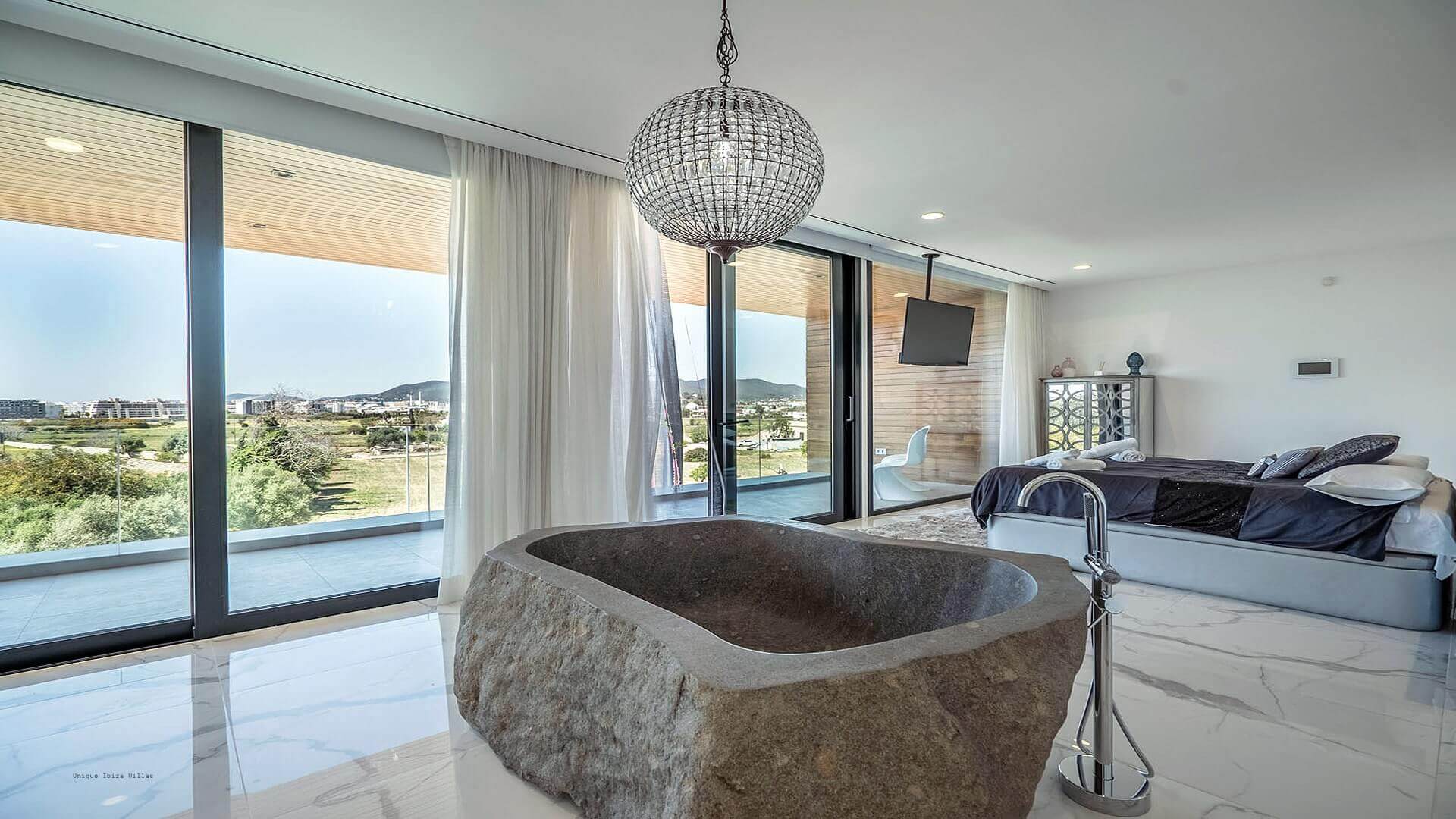 VILLA VALERIA - 6 Bedrooms - Near Cap Martinet, Talamanca Jesus & Ibiza Town