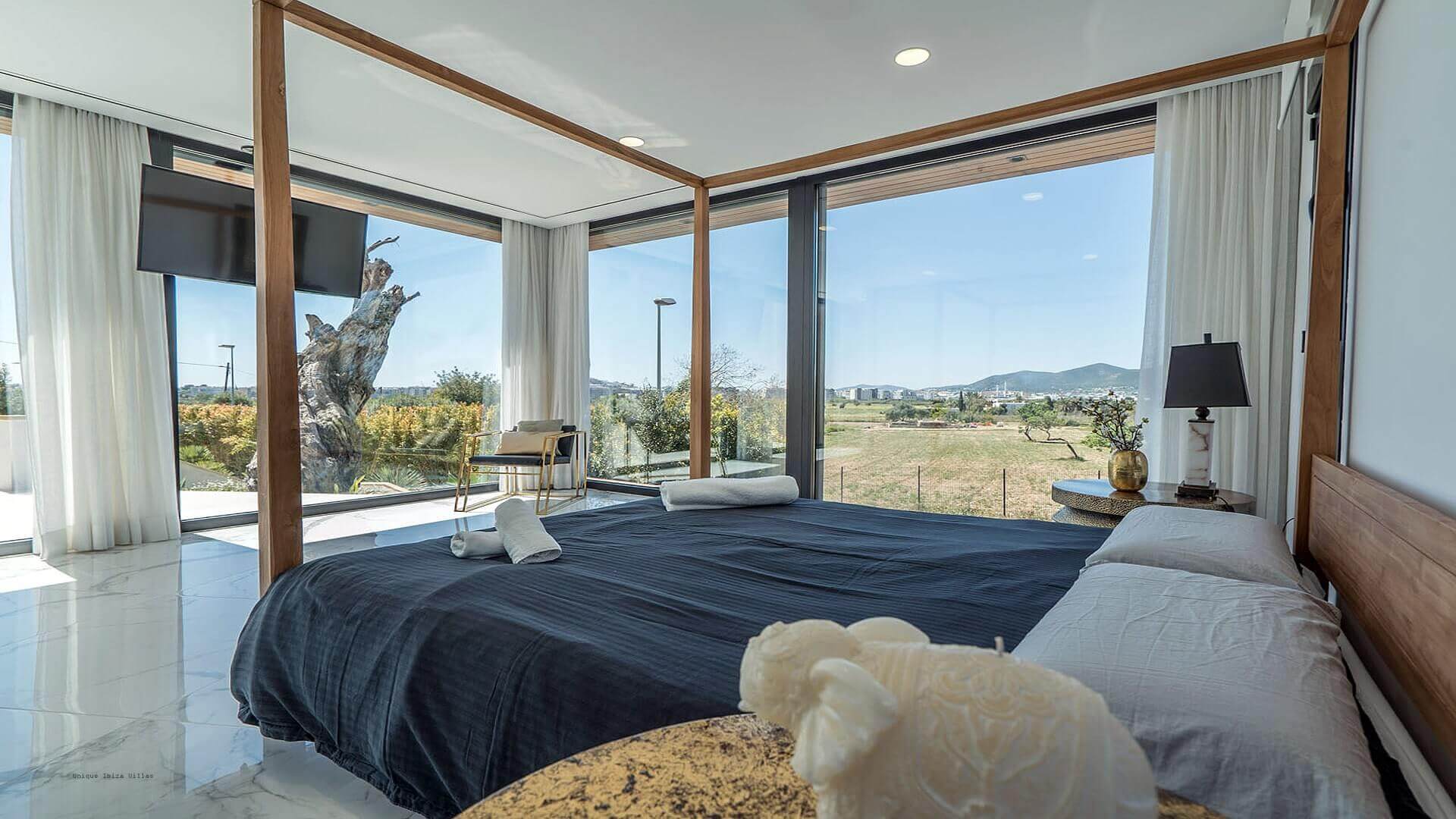 VILLA VALERIA - 6 Bedrooms - Near Cap Martinet, Talamanca Jesus & Ibiza Town