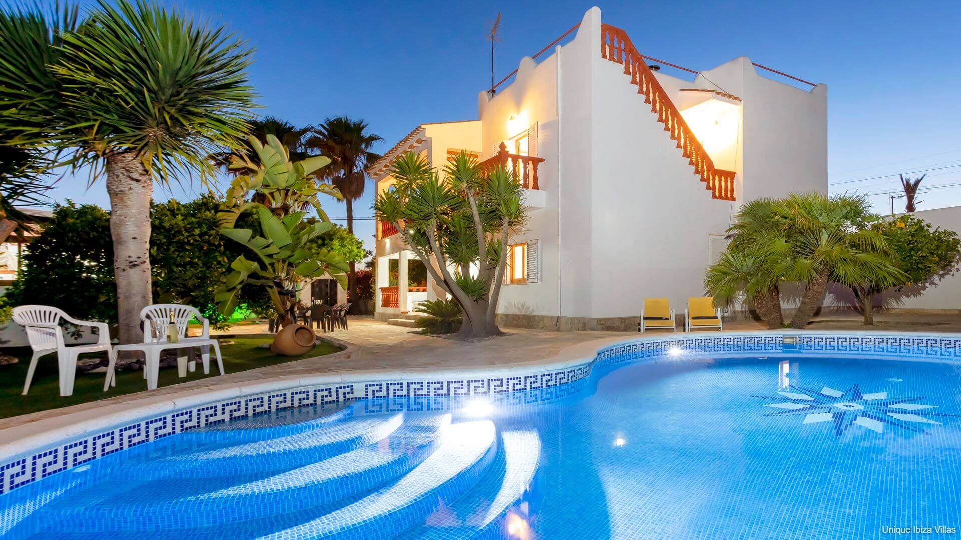 VILLA MALI - 6 Bedrooms - San Jordi Near Playa den Bossa