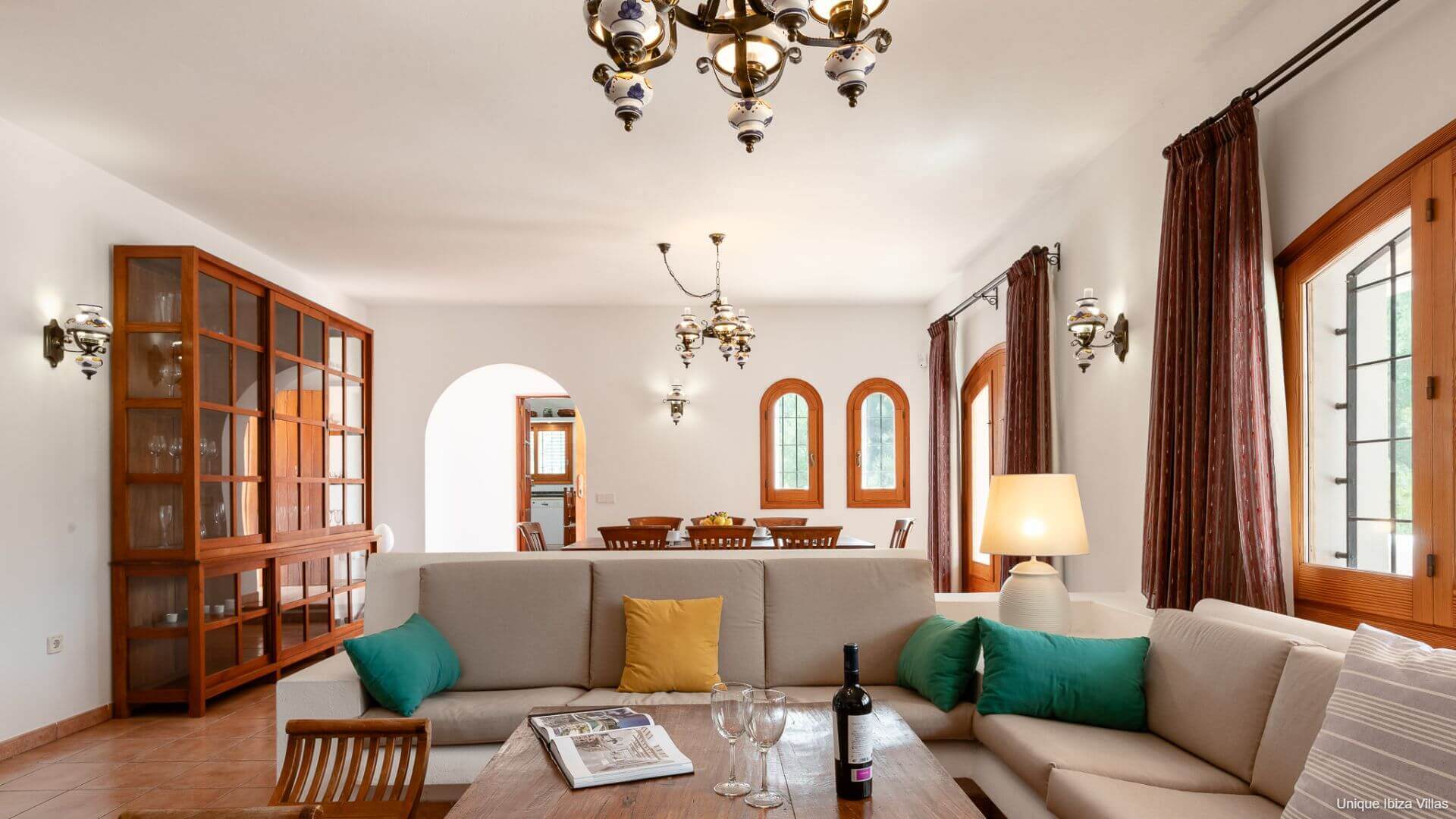 VILLA CAN BASSETES - 3 Bedrooms - Near Jesus/Ibiza Town 