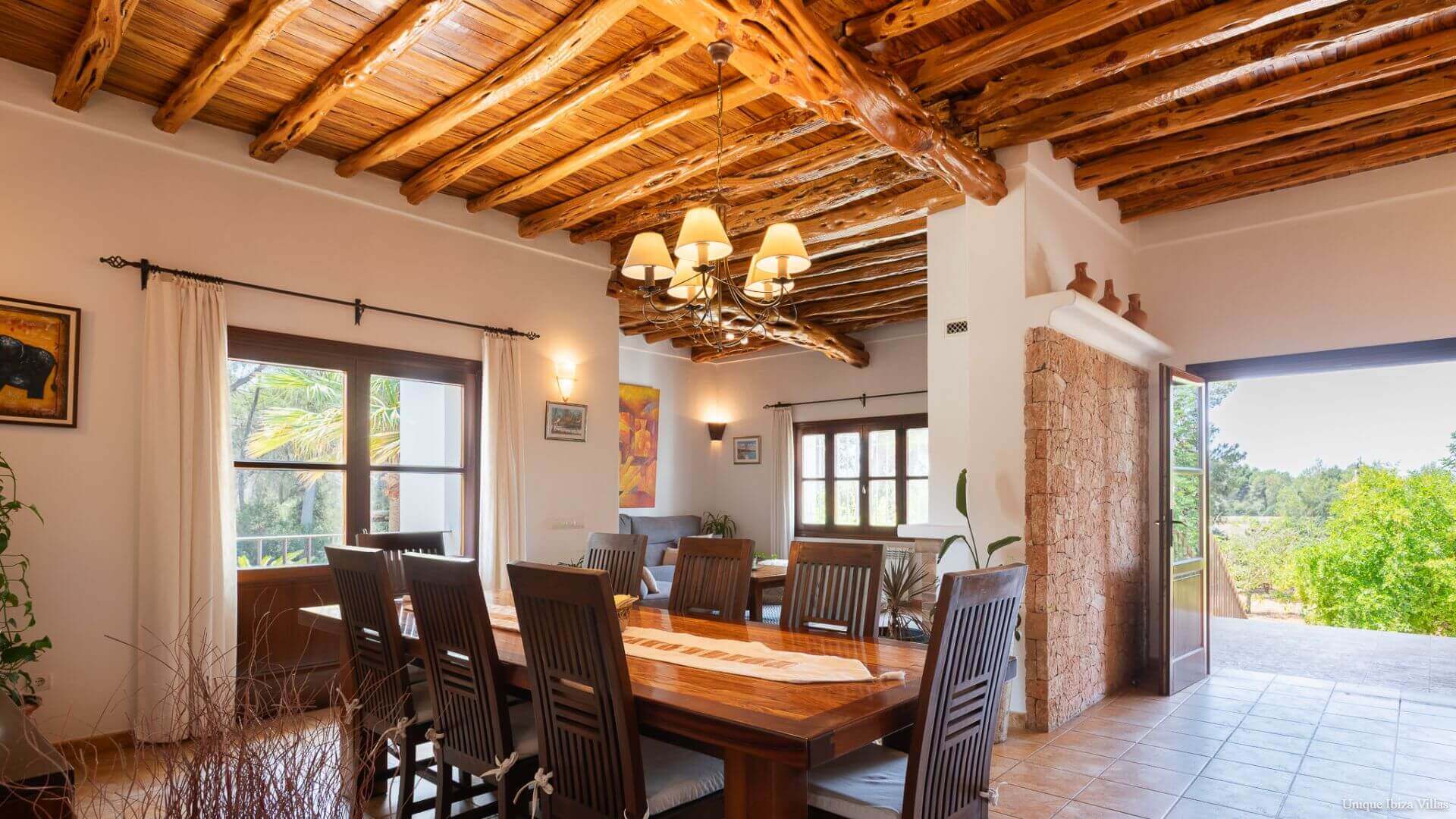 VILLA CURREU III - 4 Bedrooms - Santa Gertrudis (Walk To Village)