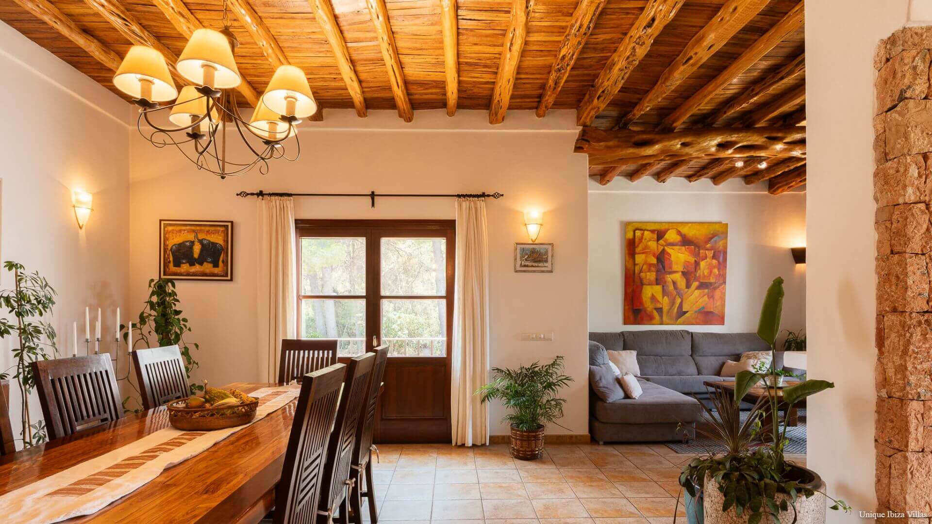 VILLA CURREU III - 4 Bedrooms - Santa Gertrudis (Walk To Village)