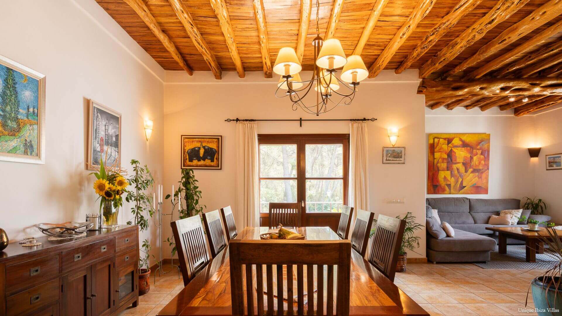 VILLA CURREU III - 4 Bedrooms - Santa Gertrudis (Walk To Village)