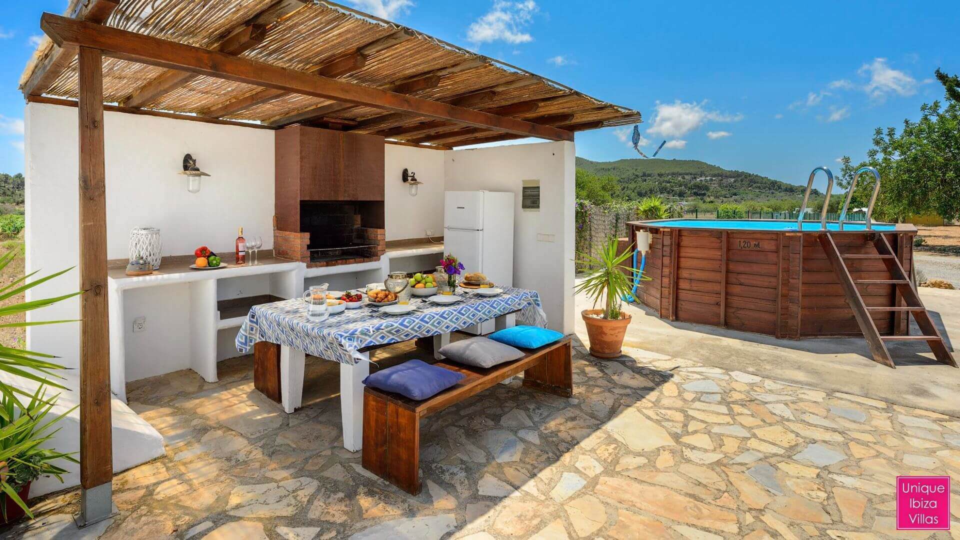 VILLA CANA CLARA - 3 Bedrooms - San Lorenzo/San Carlos/Atzaro Ibiza (Rural)