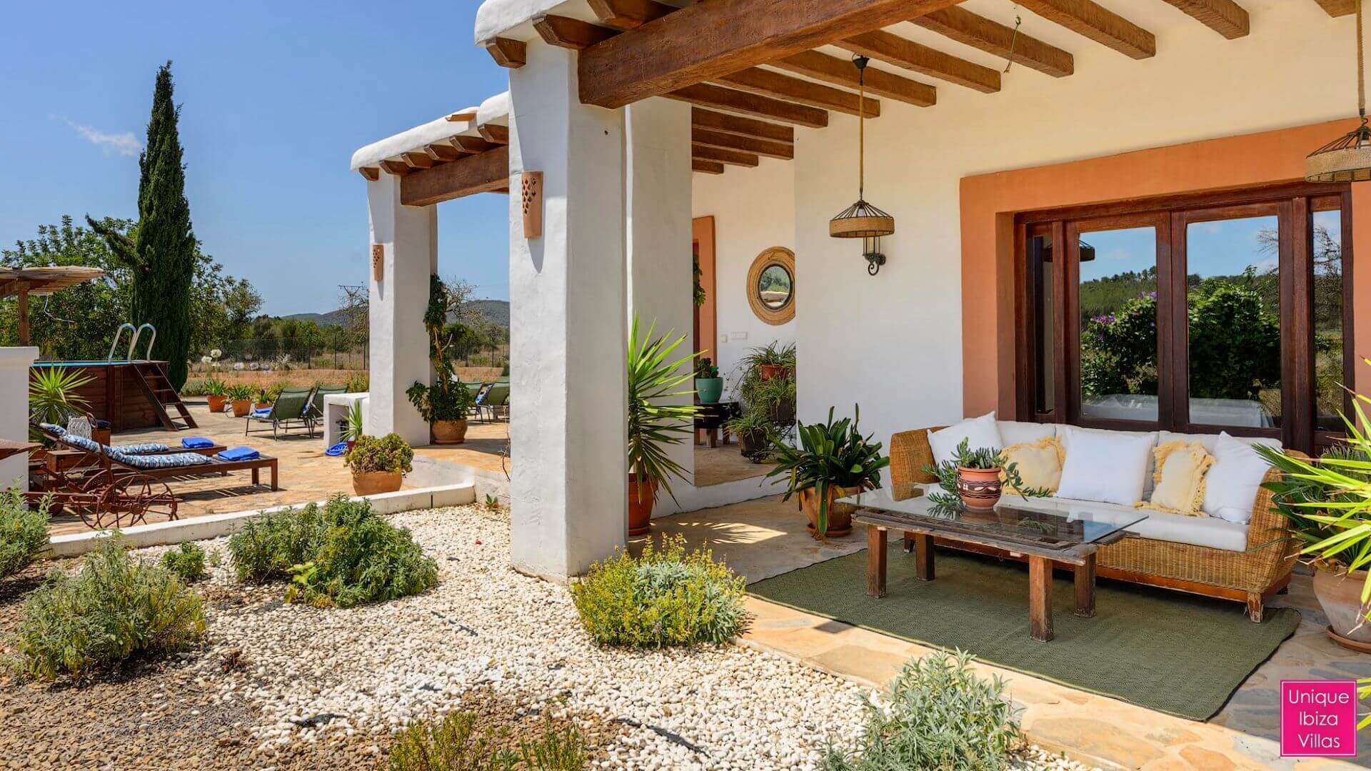 VILLA CANA CLARA - 3 Bedrooms - San Lorenzo/San Carlos/Atzaro Ibiza (Rural)